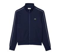 Felpa da tennis da uomo Lacoste Paris Piqué Zip Front Track - Blu (XL)