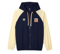 Felpa da tennis da uomo Lacoste SPORT Roland Garros Edition Zip Sweatshirt - navy blue/yellow - Blu (XS)