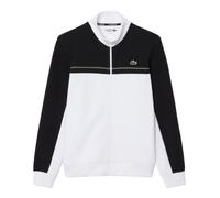 Felpa da tennis da uomo Lacoste Sport Zipped Colour-Block -black/white - Multicolore (M)