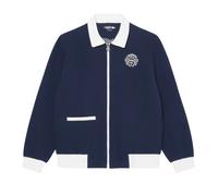 Felpa da tennis da uomo Lacoste Tennis Heritage Ultra Dry - navy blue/white - Blu (L)