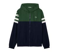 Felpa da tennis da uomo Lacoste Tennis Water-Repellent Hooded - navy blue/green - Multicolore (XL)