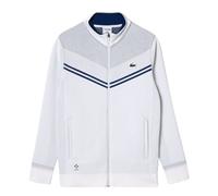 Felpa da tennis da uomo Lacoste Tennis x Daniil Medvedev After Match Jacket - Bianco (M)