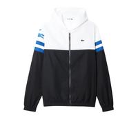 Felpa da tennis da uomo Lacoste Water-Repellent Hooded - black/blue/white - Multicolore (M)