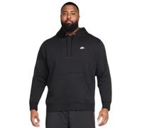 Felpa da tennis da uomo Nike Club Fleece Pullover - black/black/white - Nero (M)
