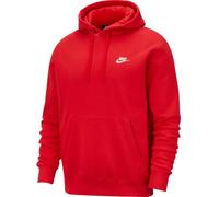 Felpa da tennis da uomo Nike Sportswear Club Hoodie PO BB - Rosso (XL)