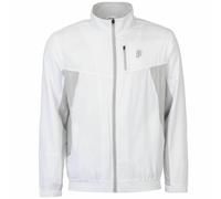 Felpa da tennis da uomo Prince Full Zip Warm-Up Jacket - white - Bianco (S)