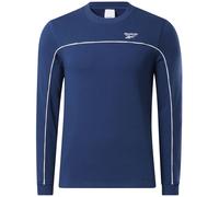 Felpa da tennis da uomo Reebok Wor Piping Crew - batblu - Blu (M)