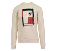 Felpa da tennis da uomo Roland Garros 2025 Court - off white - Beige (XXL)