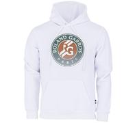 Felpa da tennis da uomo Roland Garros 2026 Big Logo - white - Bianco (M)