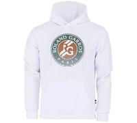 Felpa da tennis da uomo Roland Garros 2026 Big Logo - white - Bianco (S)