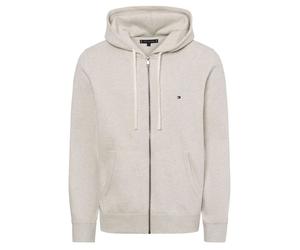 Felpa da tennis da uomo Tommy Hilfiger Essential Fleece Zip Through - Grigio (M)