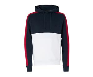 Felpa da tennis da uomo Tommy Hilfiger Global Stripe Block - Blu (L)