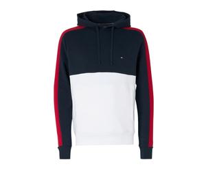 Felpa da tennis da uomo Tommy Hilfiger Global Stripe Block - Blu (XL)