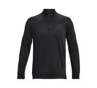 Under Armour Armourfleece 1/4 Zip Top in Pile, (001) Nero/Nero, M Uomo