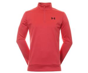 Felpa da tennis da uomo Under Armour Men's Armour Fleece 1/4 Zip - chakra - Rosso (S)