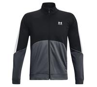 Felpa da tennis da uomo Under Armour Tricot Jacket - black/pitch gray - Nero