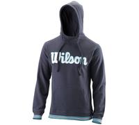 Felpa da tennis da uomo Wilson Chi Script PO Hoody-Slimfit M - Nero (S)