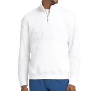 Felpa da tennis da uomo Wilson Parkside 1/2 Zip Pullover - bright white - Bianco (M)