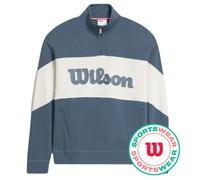Felpa da tennis da uomo Wilson Parkside 1/2 Zip Pullover - Multicolore (L)