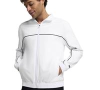 Felpa da tennis da uomo Wilson Team Woven Jacket Colorblock - Bianco (XL)