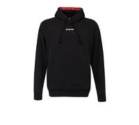 Felpa da uomo CCM Team Fleece Pullover Hoodie Black M