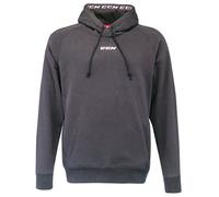 Felpa da uomo CCM Team Fleece Pullover Hoodie Dark Grey S
