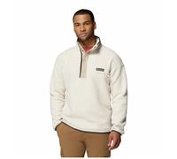 Columbia - Pile in sherpa con collo a mezza zip - Helvetia II Half Snap Fleece Chalk per Uomo - Taglia M - Beige
