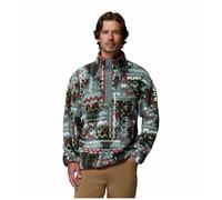 Felpa da uomo Columbia Helvetia™ II Printed Half Snap Fleece Taglia: M / Colore: grigio/rosso