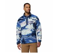 Felpa da uomo Columbia Helvetia™ II Printed Half Snap Fleece Taglia: XL / Colore: blu/bianco