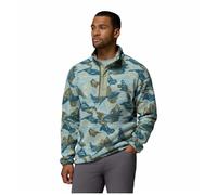 Felpa da uomo Columbia Helvetia™ II Printed Half Snap Fleece Taglia: XXL / Colore: azzurro