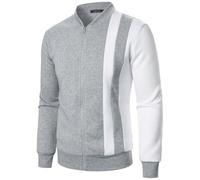 Felpa da Uomo Comoda E Morbida,Felpa Spessa Semplice Outdoor Cappotto Sportivo Slim Fit Sweatshirt Maniche Lunghe Invernale Lavoro Pullover per Le Mezze Stagioni