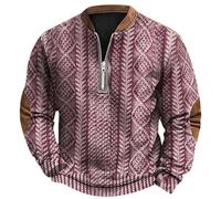 Felpa da Uomo Comoda E Morbida,Traspirante Sportiva Felpe Abbigliamento Sportivo Trekking Vintage Moda Pullover Eleganti Cardigan Casual Elegante vestibilità Streetwear Autunno