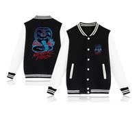 Felpa da uomo Con Bottoni Cobra Kai Karate Kid TV Series Sport Men Giacca