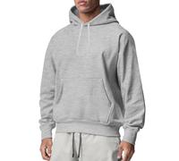 Felpa da uomo con cappuccio, classica, tinta unita, per unisex, semplice, comoda, traspirante, casual, per sport all'aperto, streetwear, adatta per ogni occasione, Gy1, XL