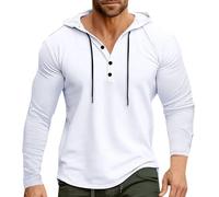 Felpa da uomo con cappuccio grande e alta da uomo con cappuccio da uomo alternativa grande e alta, felpa con cappuccio Up Camo Tri Blend Felpa con cappuccio Lavare tinto in capo, bianco, XL