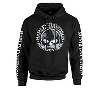 Felpa da uomo Harley-Davidson Willie G Skull HD Pullover Nero 302