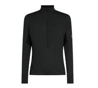 Icebreaker Merino Blend 200 Realfleece™ Descender Half Zip Sweatshirt Nero XL Uomo