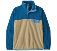 Patagonia - Felpa calda e comoda con collo alto e bottoni a pressione - M's LW Synch Snap-T P/O Nautilus Tan per Uomo in Nylon - Taglia XL - Beige