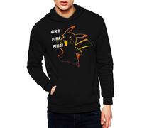 Felpa Da Uomo Pokemon Pikachu Pika Pika Pika