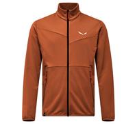 Felpa da uomo Salewa Puez Cammino PL JKT Bombay Brown L