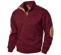 Felpa da uomo senza cappuccio, grigia, da uomo, lunga corsa, traspirante, antivento, resistente all'usura, a maniche lunghe, con colletto alto, elegante