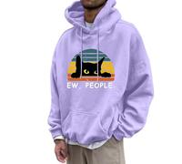 Felpa da Uomo Senza Cappuccio Uomo Logo Natalizio Lilla Intrecciato Interna 5XL Dentro Davanti Aesthetic Centrale Disegnate Ad Raglan Nordico Abbigliamento T Bomber Cerimonia