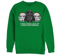 Felpa Da Uomo Star Wars Natale Impero Mancanza Di Allegria