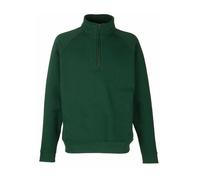 Felpa Da Uomo Stehragen Fruit of the Loom Pullover 1/4 Con Zip S-4XL