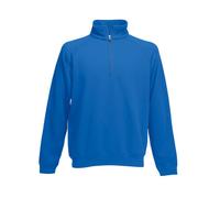 Felpa Da Uomo Stehragen Fruit of the Loom Pullover 1/4 Con Zip S-4XL