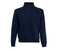 Felpa Da Uomo Stehragen Fruit of the Loom Pullover 1/4 Con Zip S-4XL