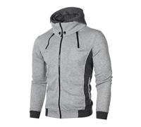 Felpa da uomo termica da corsa con zip integrale, felpa da uomo in pile sportivo con zip integrale, felpa tinta unita invernale calda, felpa da jogging, abbigliamento da allenamento, felpa tecnica da