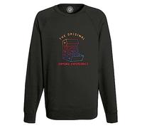 Felpa da uomo The Original Gaming Experience Arcade Videogiochi Game Retro Gaming, Nero , XL