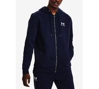 Felpa da uomo Under Armour Essential Fleece FZ Hood-NVY L