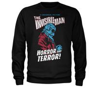 Felpa Da Uomo Universal Monsters The Invisible Man, Girocollo Nera